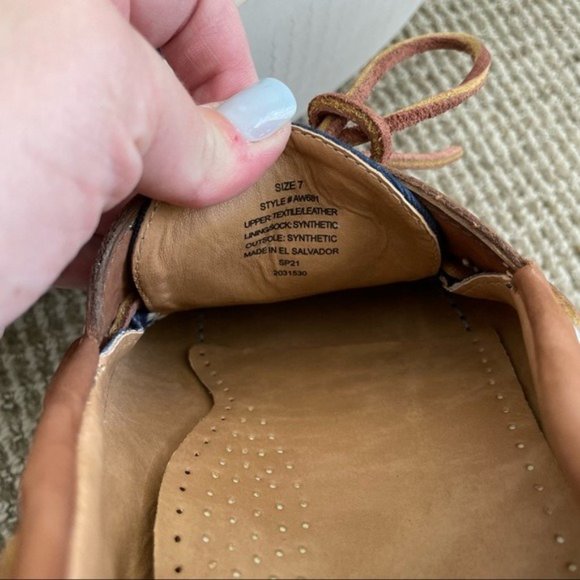 J. Crew Factory Canvas Boat Shoes in Navy - Picture 3 of 6